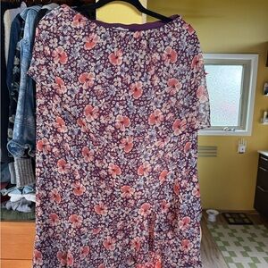 Free People Romance Me Ruffled Half Slip Skirt in Mulberry